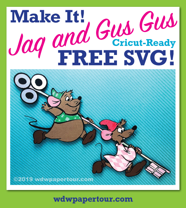 Download Jaq Gus Free Svg For Circut Paper Craft From Cinderella