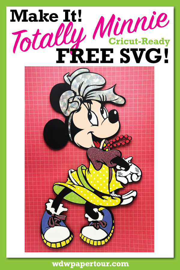 Totally Minnie Paper Art With Free Svg From Wdw Paper Tour