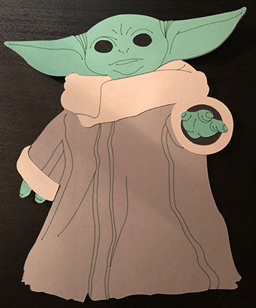 Download Baby Yoda Free SVG - Download Cricut Ready Art Files