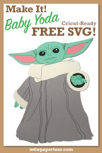 Baby Yoda Free SVG